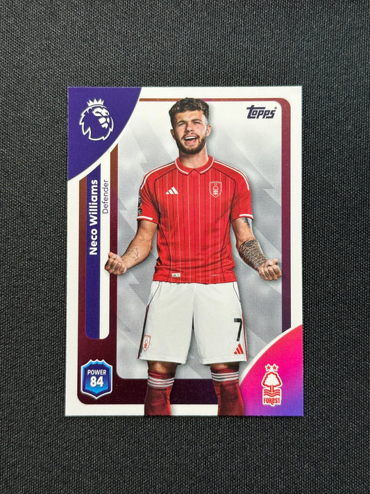 240 Neco Williams Nottingham Forest Base - Topps Premier League 2026