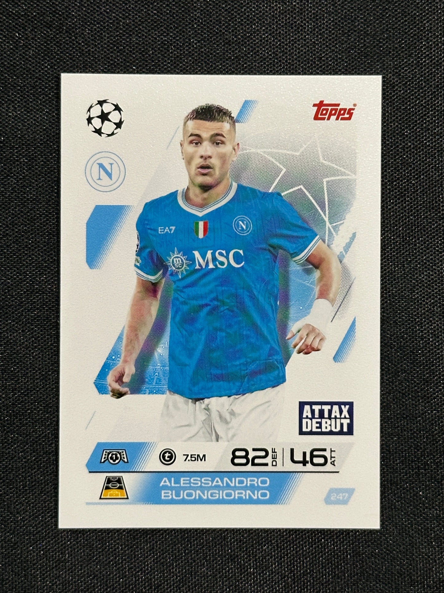 247 Alessandro Buongiorno Napoli Base - Topps Match Attax 2025/26