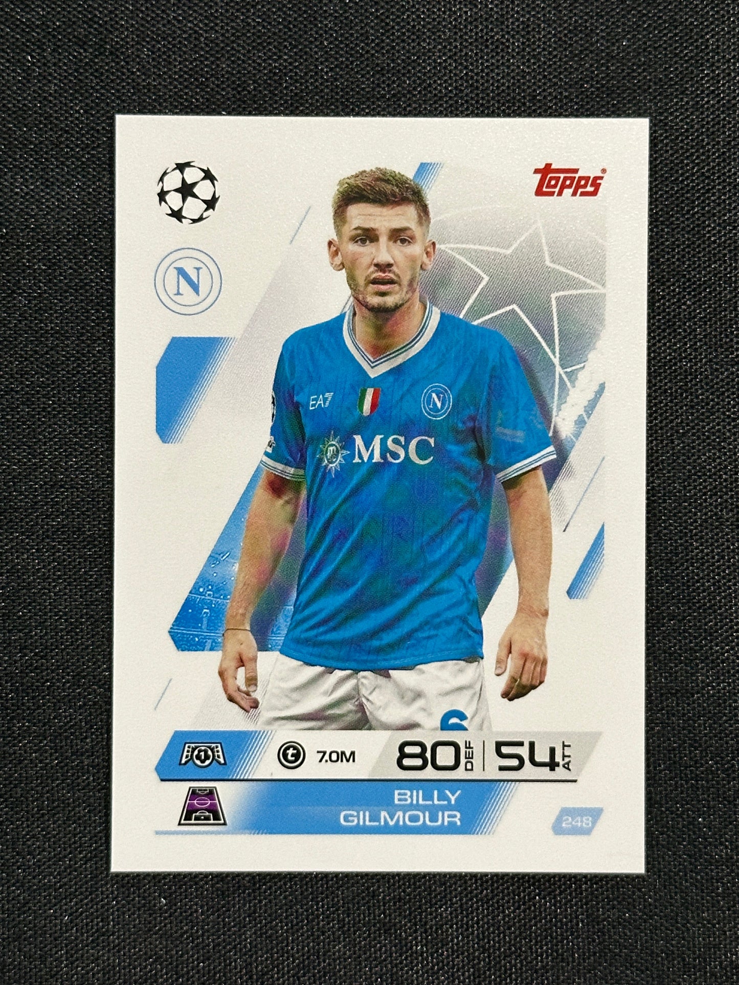 248 Billy Gilmour Napoli Base - Topps Match Attax 2025/26