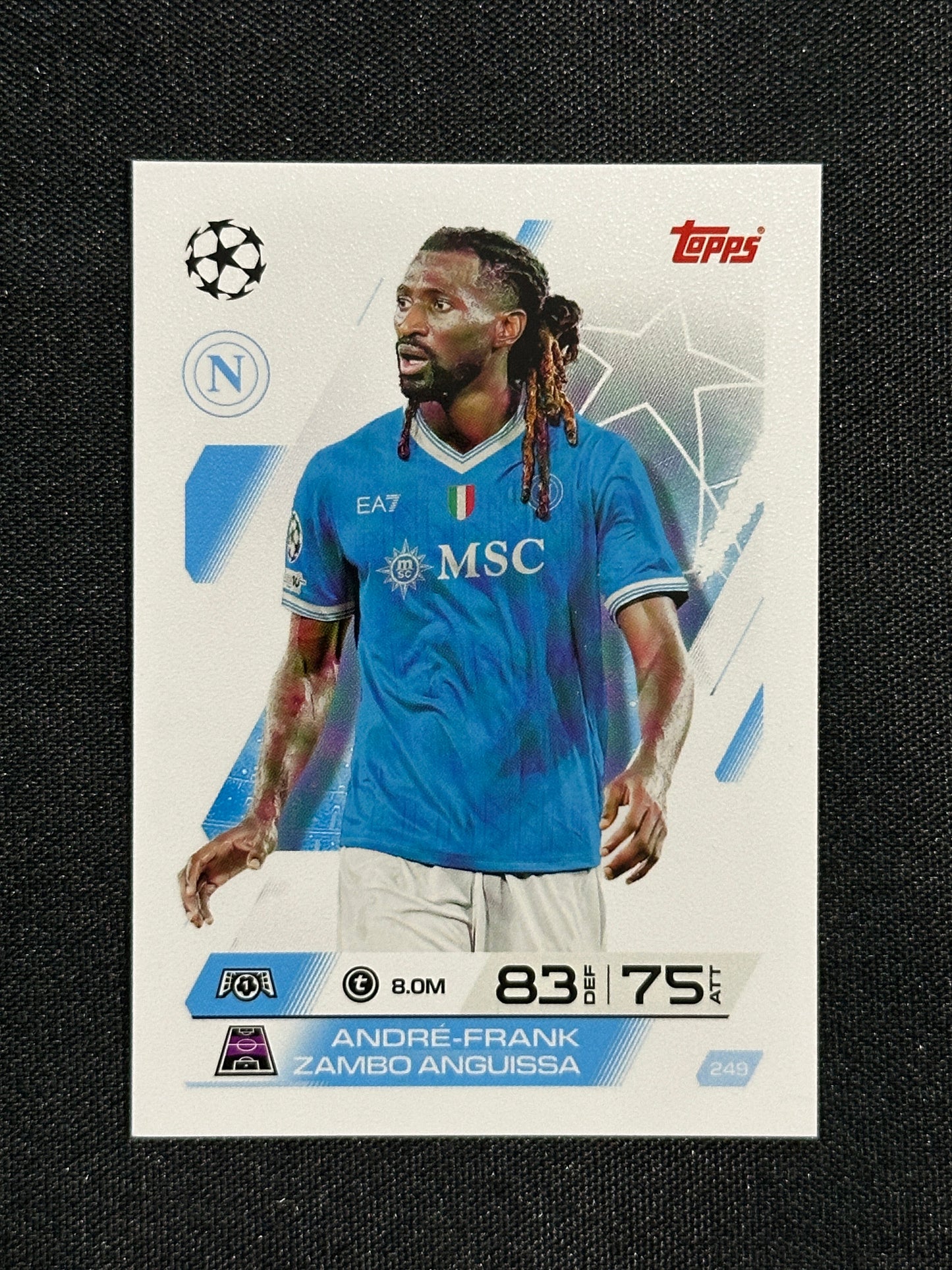 249 André-Frank Zambo Anguissa- Napoli Base - Topps Match Attax 2025/26