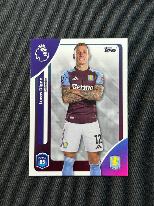 24 Lucas Digne Aston Villa Base - Topps Premier League 2026