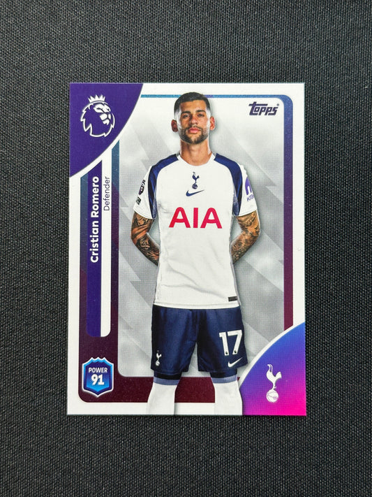 257 Cristian Romero Tottenham Hotspur Base - Topps Premier League 2026