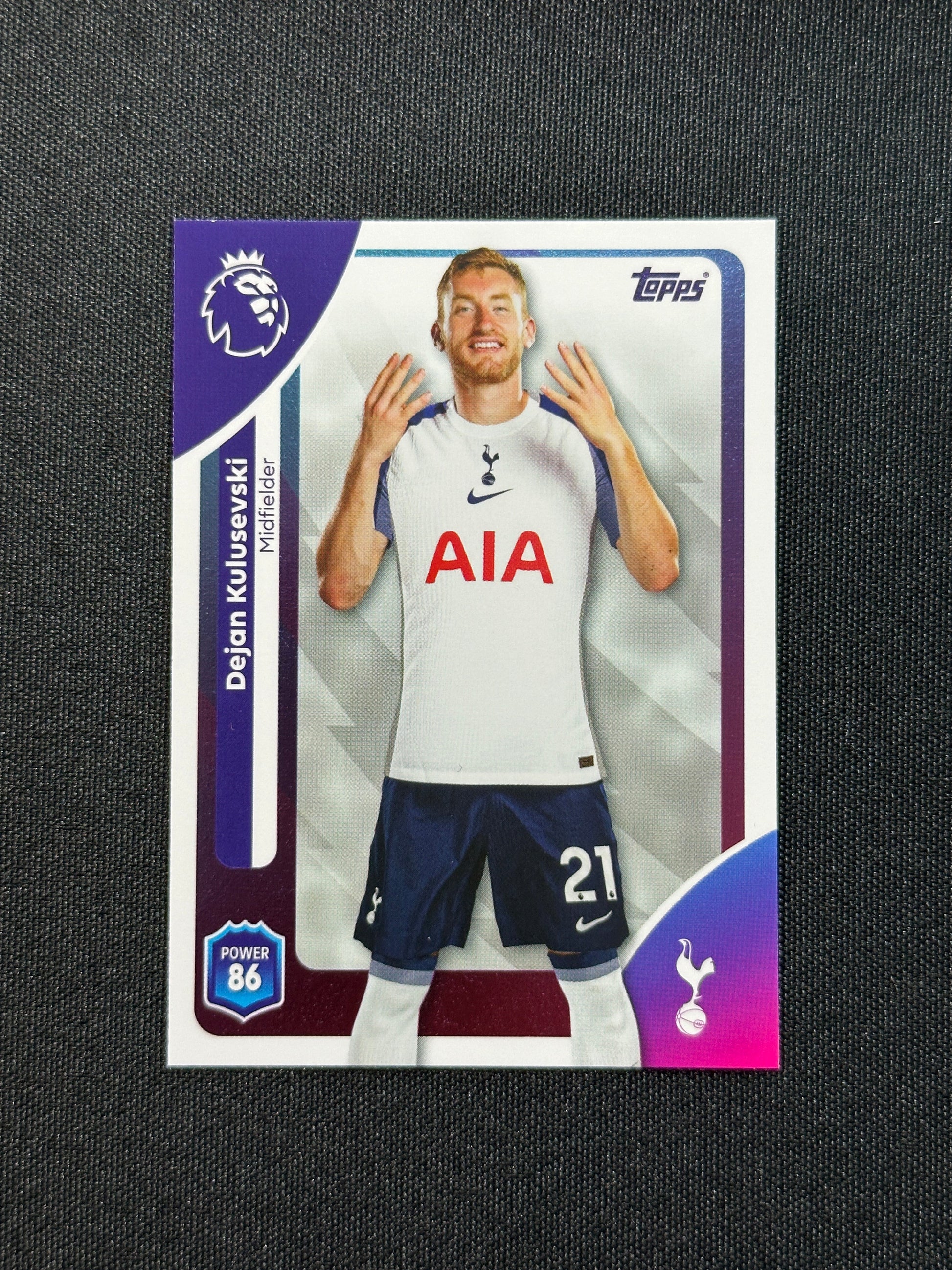 260 Dejan Kulusevski Tottenham Hotspur Base - Topps Premier League 2026