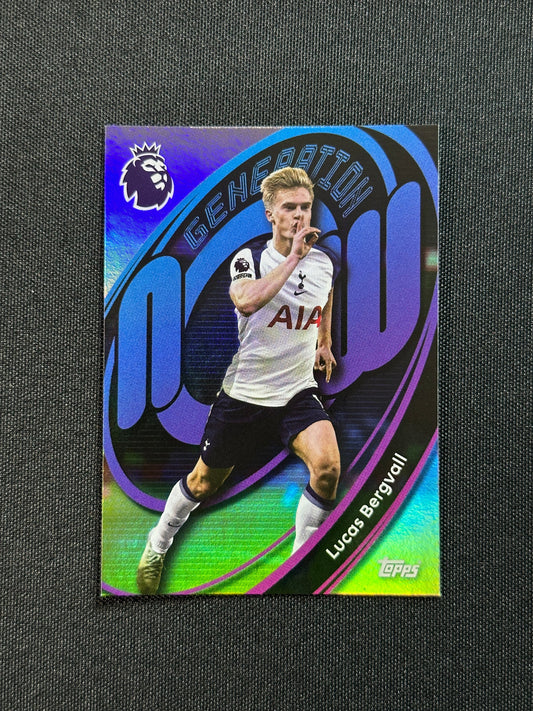 268 Lucas Bergvall Tottenham Hotspur Generation Now - Topps Premier League 2026