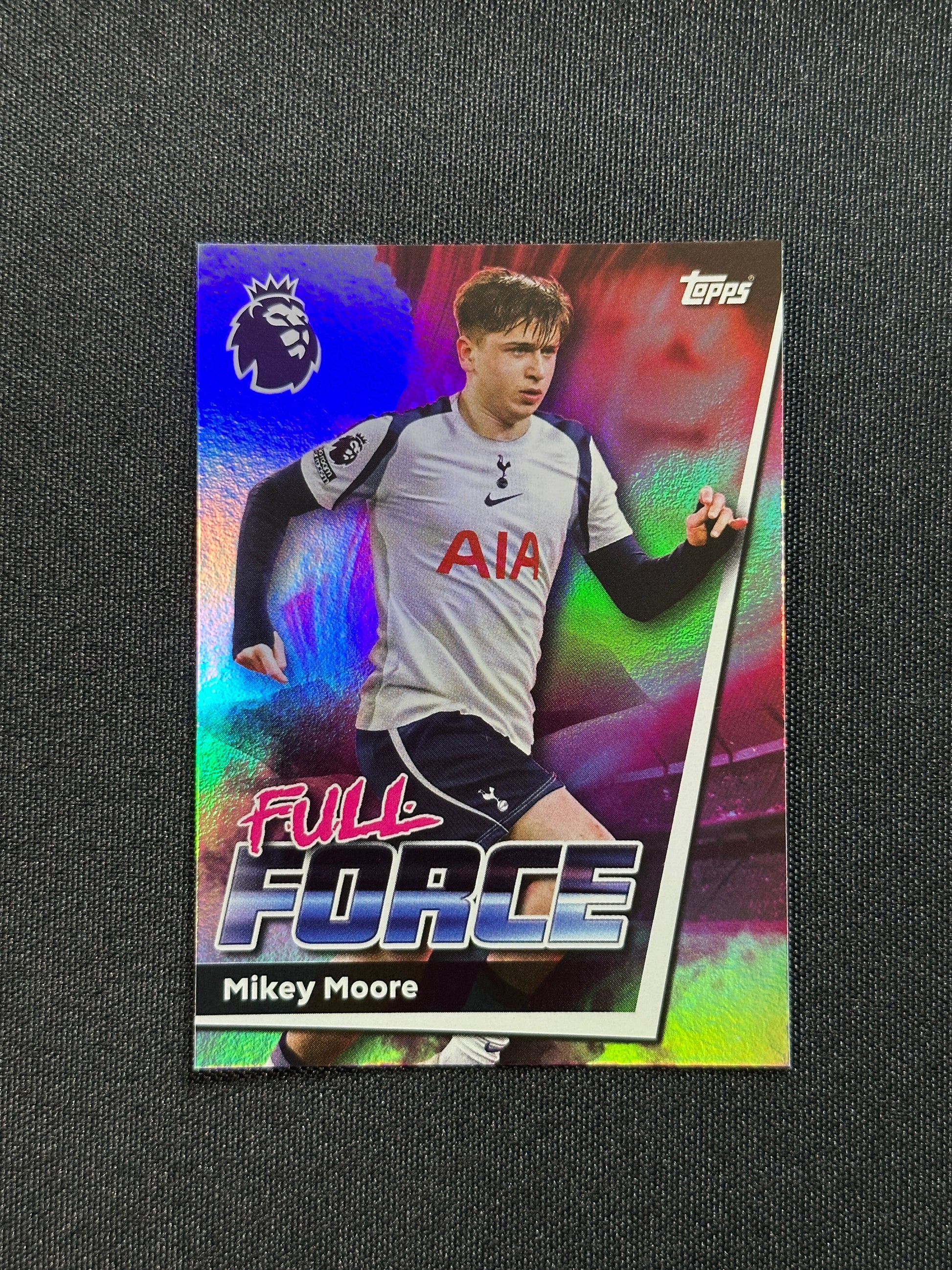 269 Mikey Moore Tottenham Hotspur Full Force - Topps Premier League 2026