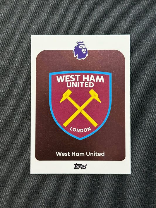 271 Team Badge West Ham Base - Topps Premier League 2026