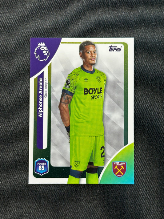 272 Alphonse Areola West Ham Base - Topps Premier League 2026