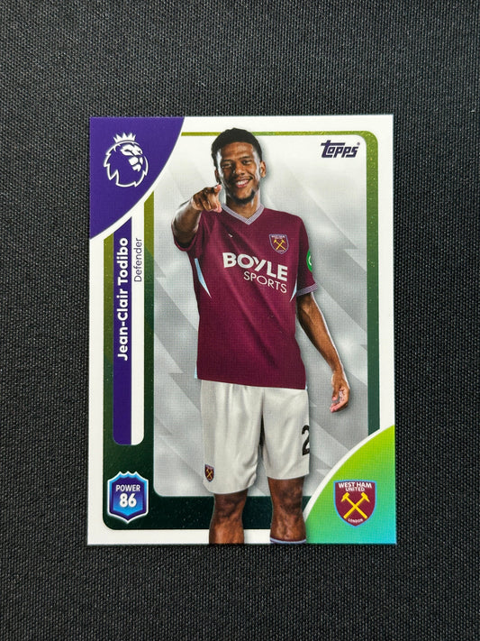 273 Jea West Ham Base - Topps Premier League 2026