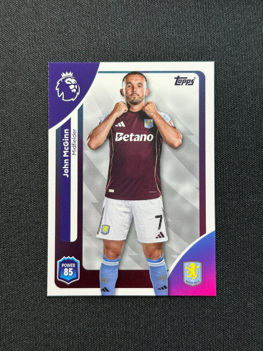 27 John McGinn Aston Villa Base - Topps Premier League 2026