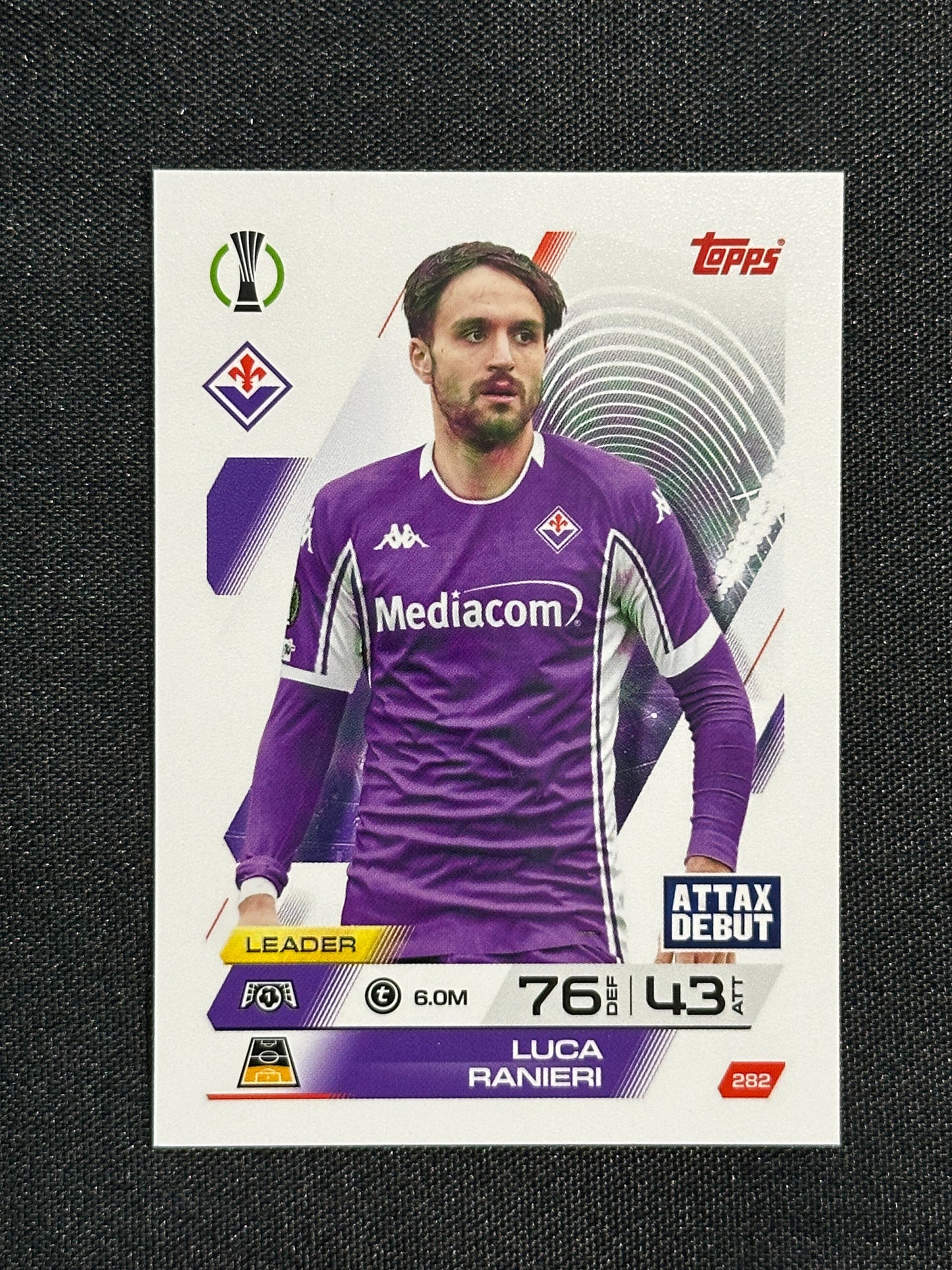 282 Luca Ranieri Fiorentina Base - Topps Match Attax 2025/26