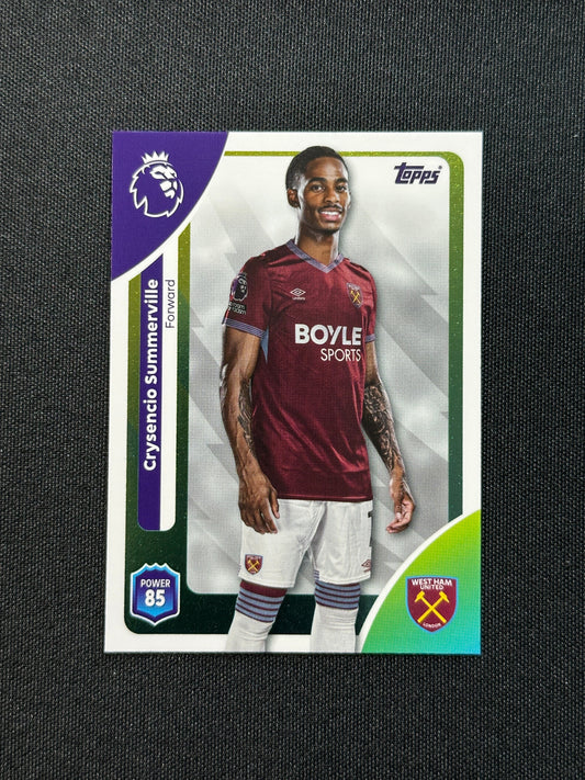 283 Crysencio Summerville West Ham Base - Topps Premier League 2026