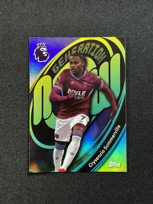 286 Crysencio Summerville West Ham Generation Now - Topps Premier League 2026