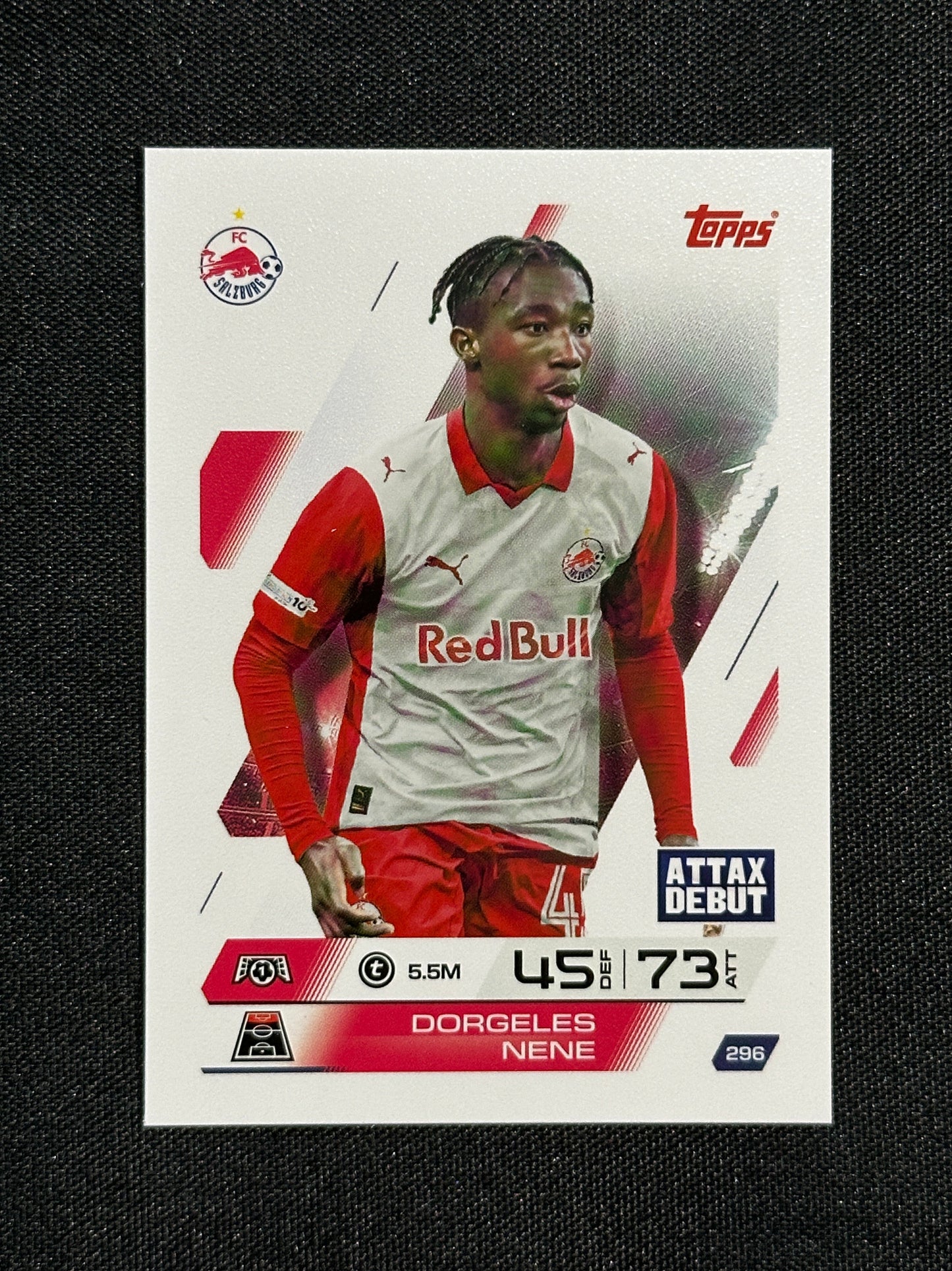 296 Dorgeles Nene FC Salzburg Base - Topps Match Attax 2025/26