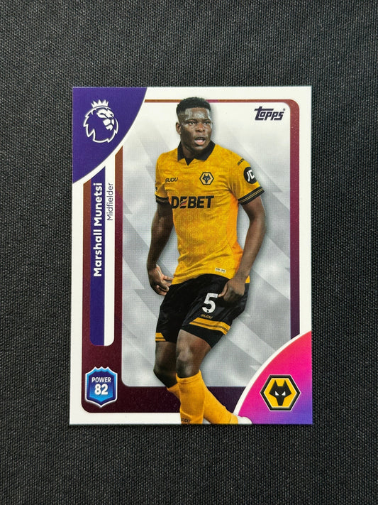 296 Marshall Munetsi Wolves Base - Topps Premier League 2026