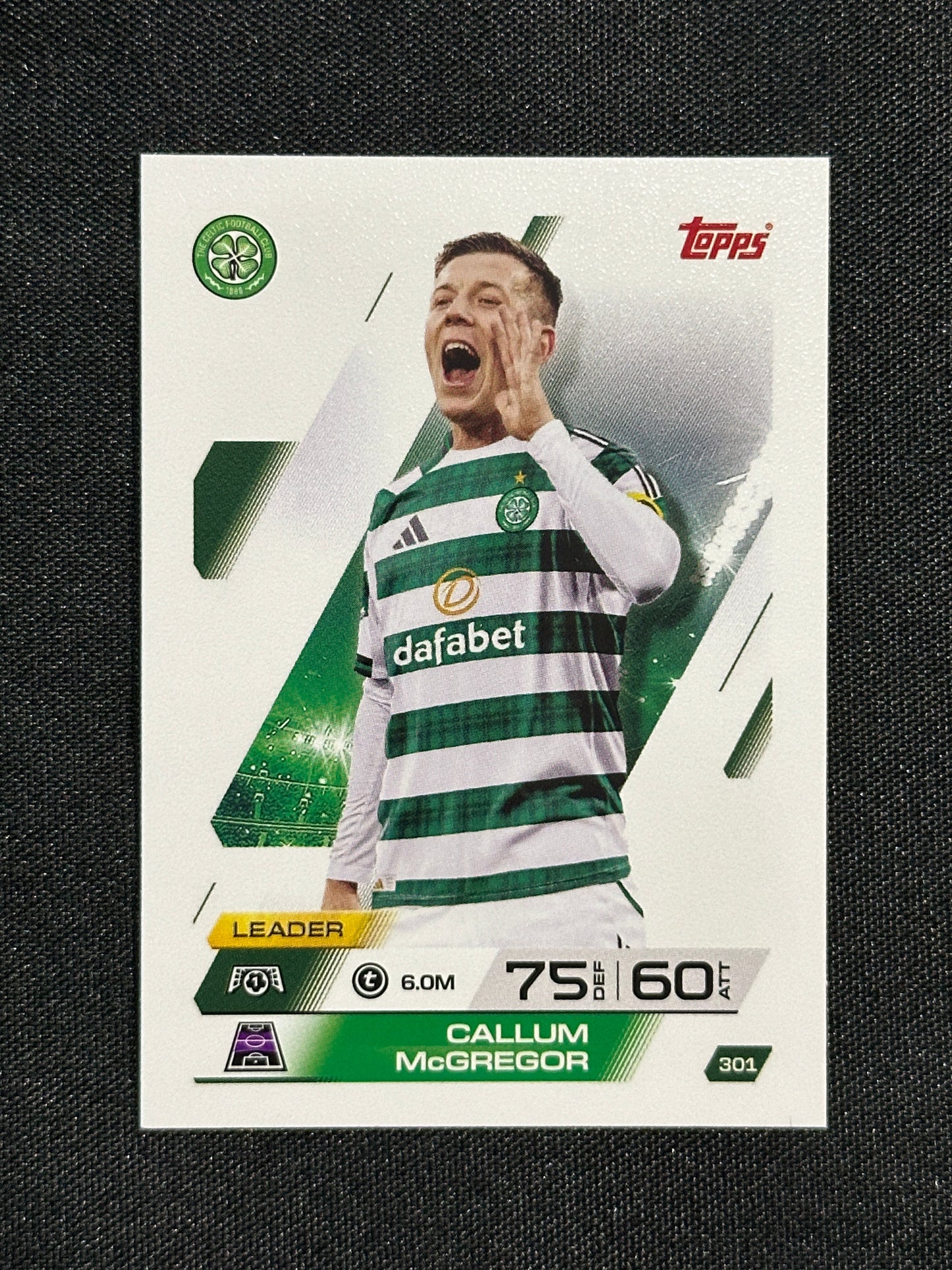 301 Callum McGregor Celtic Base - Topps Match Attax 2025/26