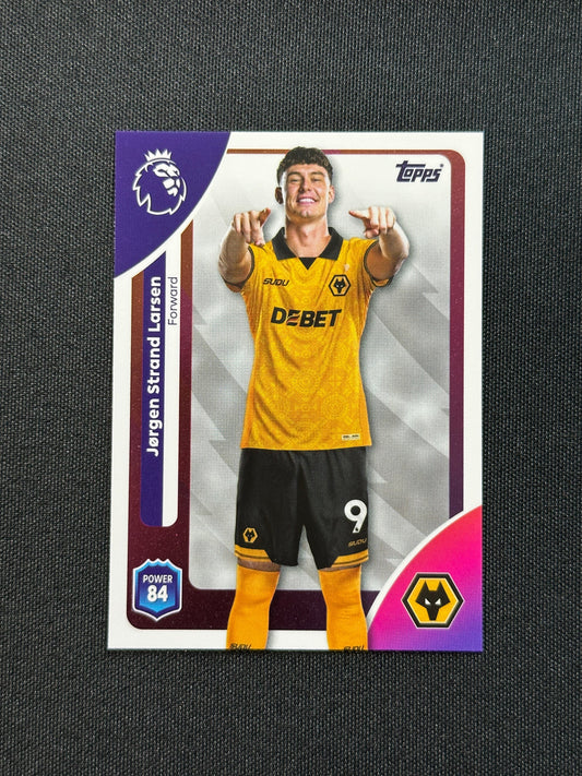 302 Jørgen Strand Larsen Wolves Base - Topps Premier League 2026