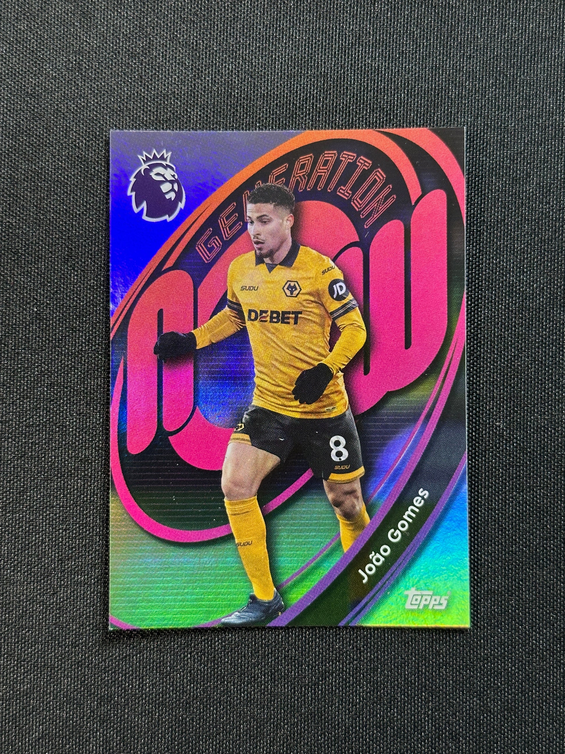 304 João Gomes Wolves Generation Now - Topps Premier League 2026