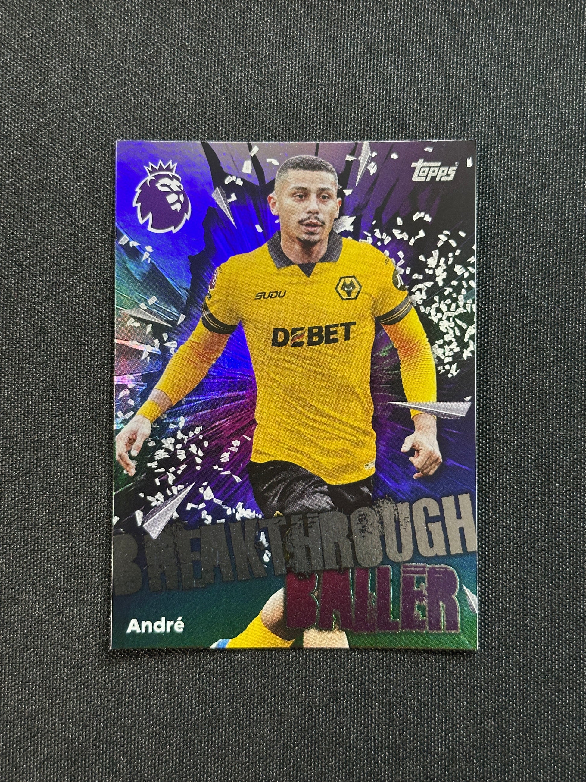 306 André Wolves Breakthrough Baller - Topps Premier League 2026