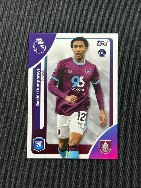 310 Bashir Humphreys Burnley Base - Topps Premier League 2026