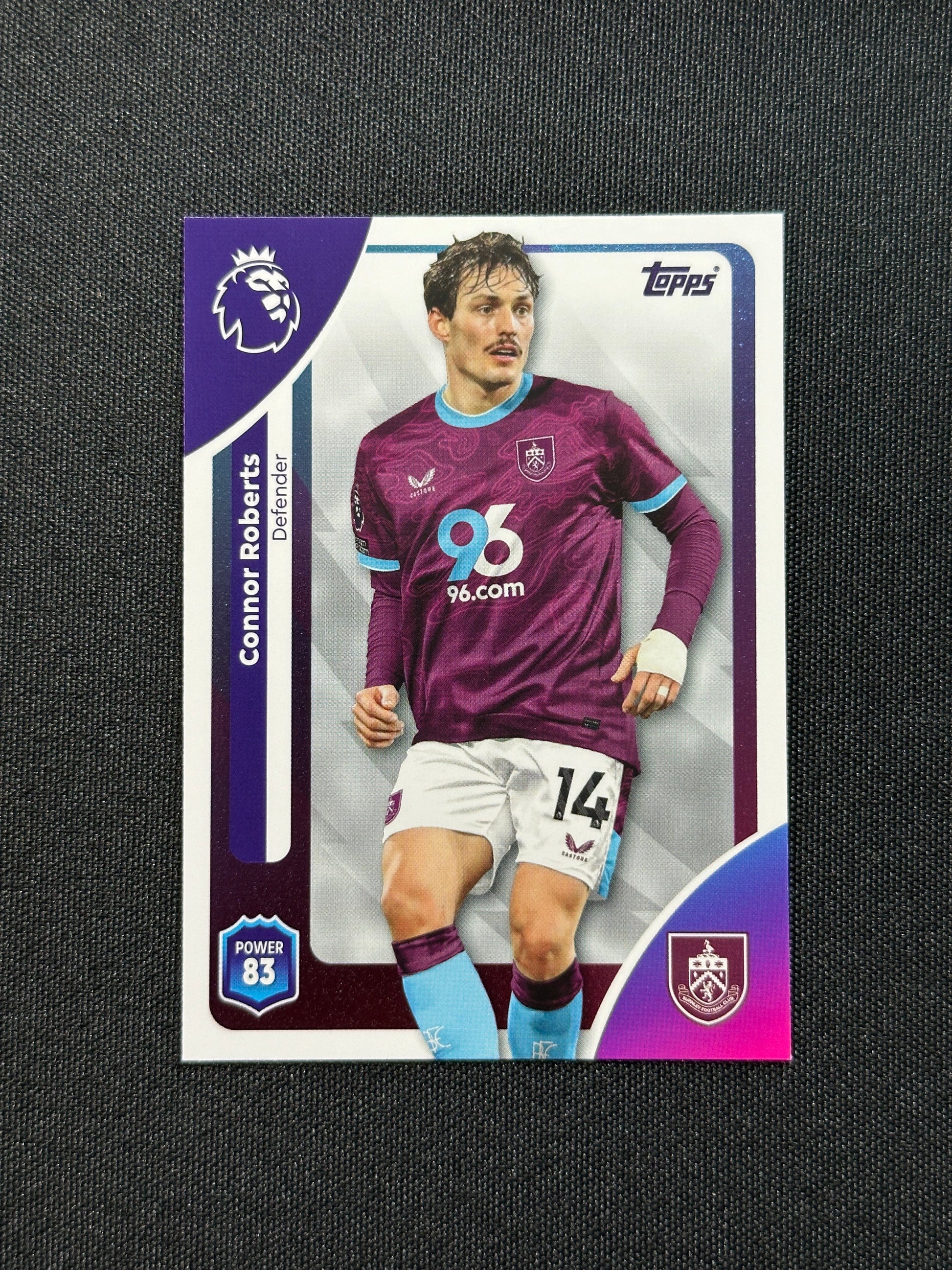 311 Connor Roberts Burnley Base - Topps Premier League 2026