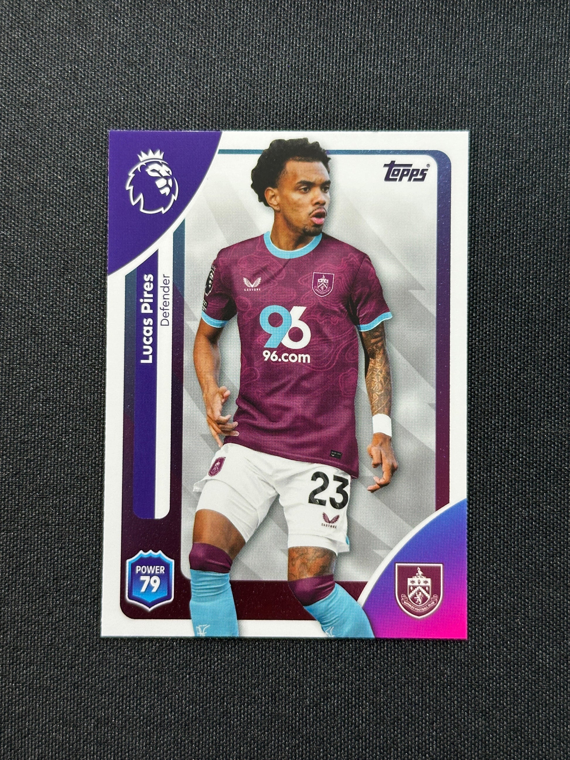 312 Lucas Pires Burnley Base - Topps Premier League 2026