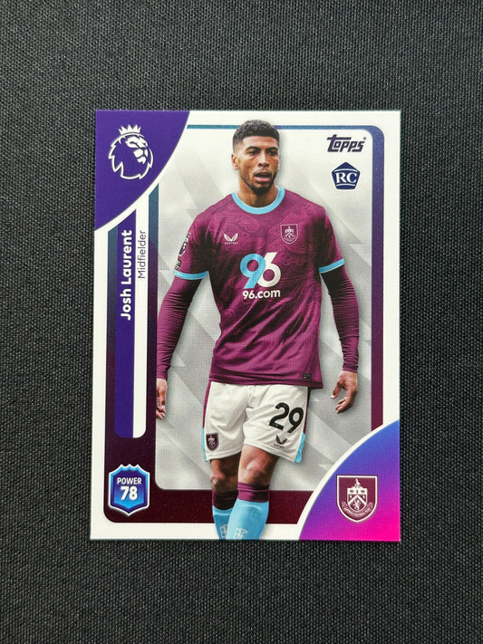 313 Josh Laurent Burnley Base - Topps Premier League 2026
