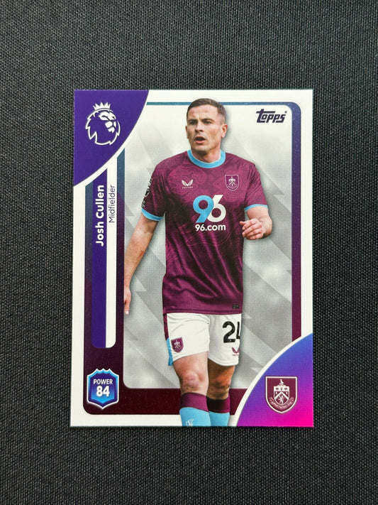 314 Josh Cullen Burnley Base - Topps Premier League 2026