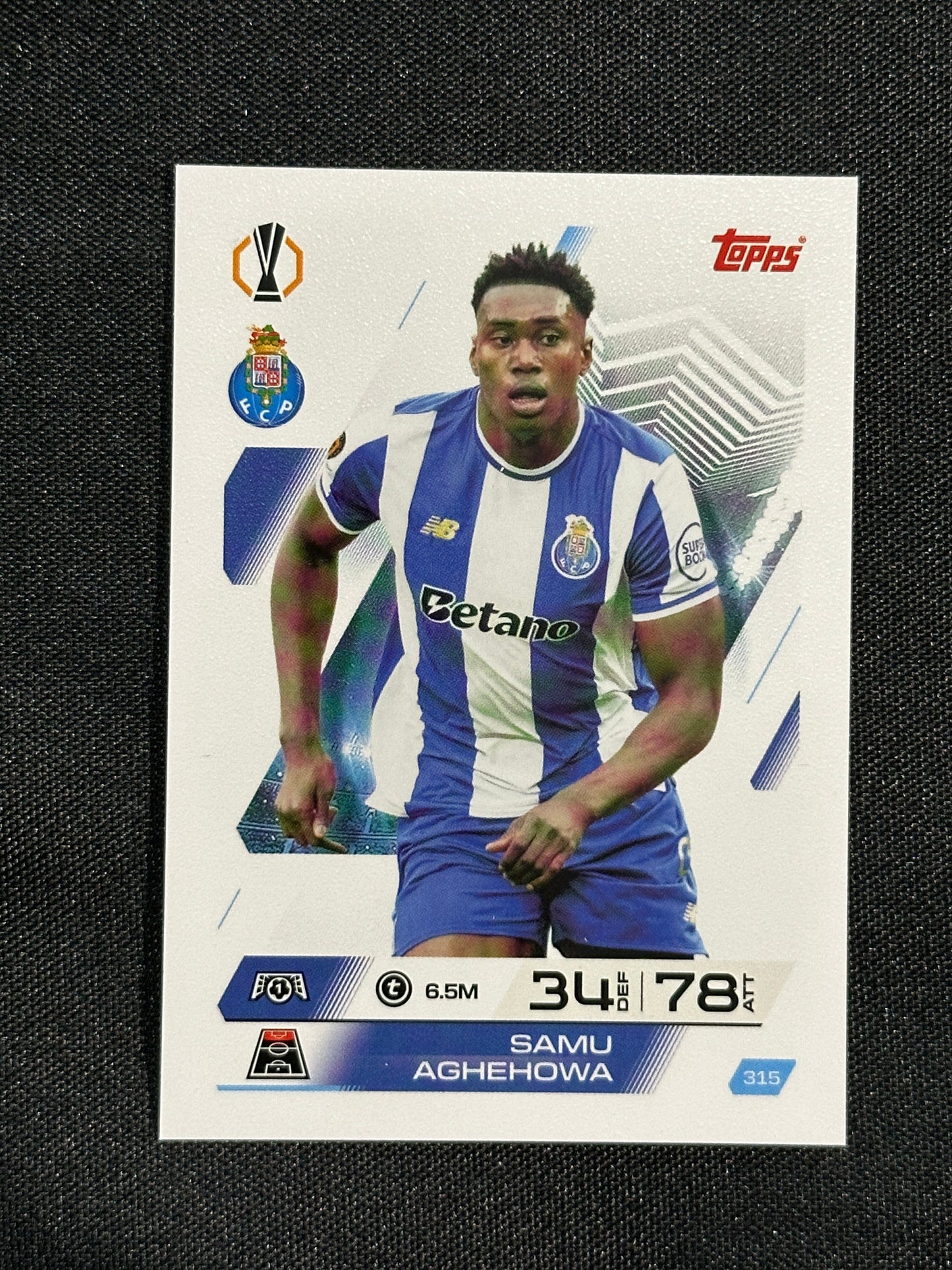 315 Samu Aghehowa FC Porto Base - Topps Match Attax 2025/26