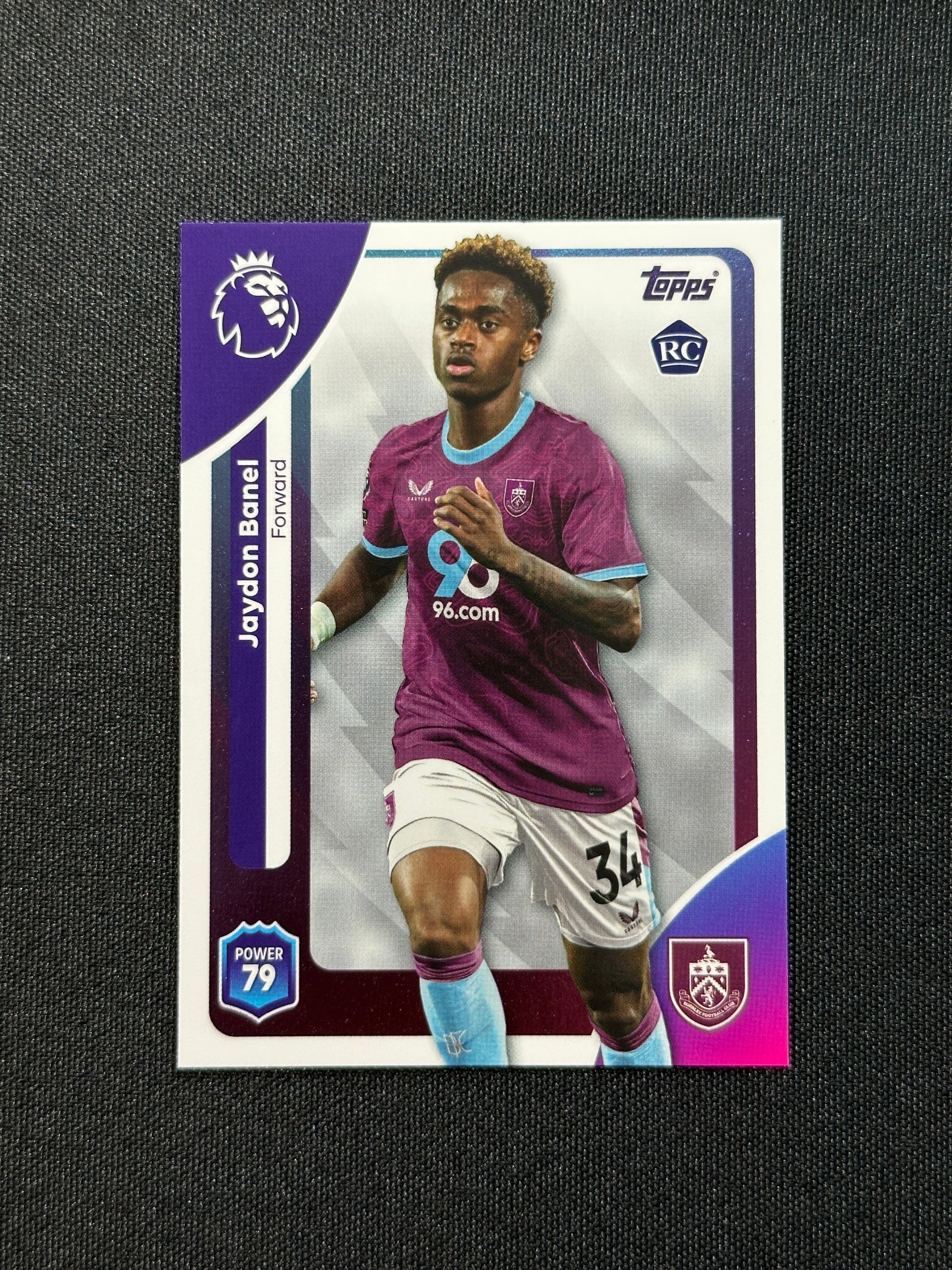 321 Jaydon Banel Burnley Base - Topps Premier League 2026