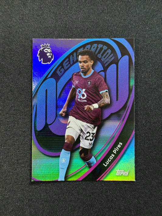 322 Lucas Pires Burnley Generation Now - Topps Premier League 2026