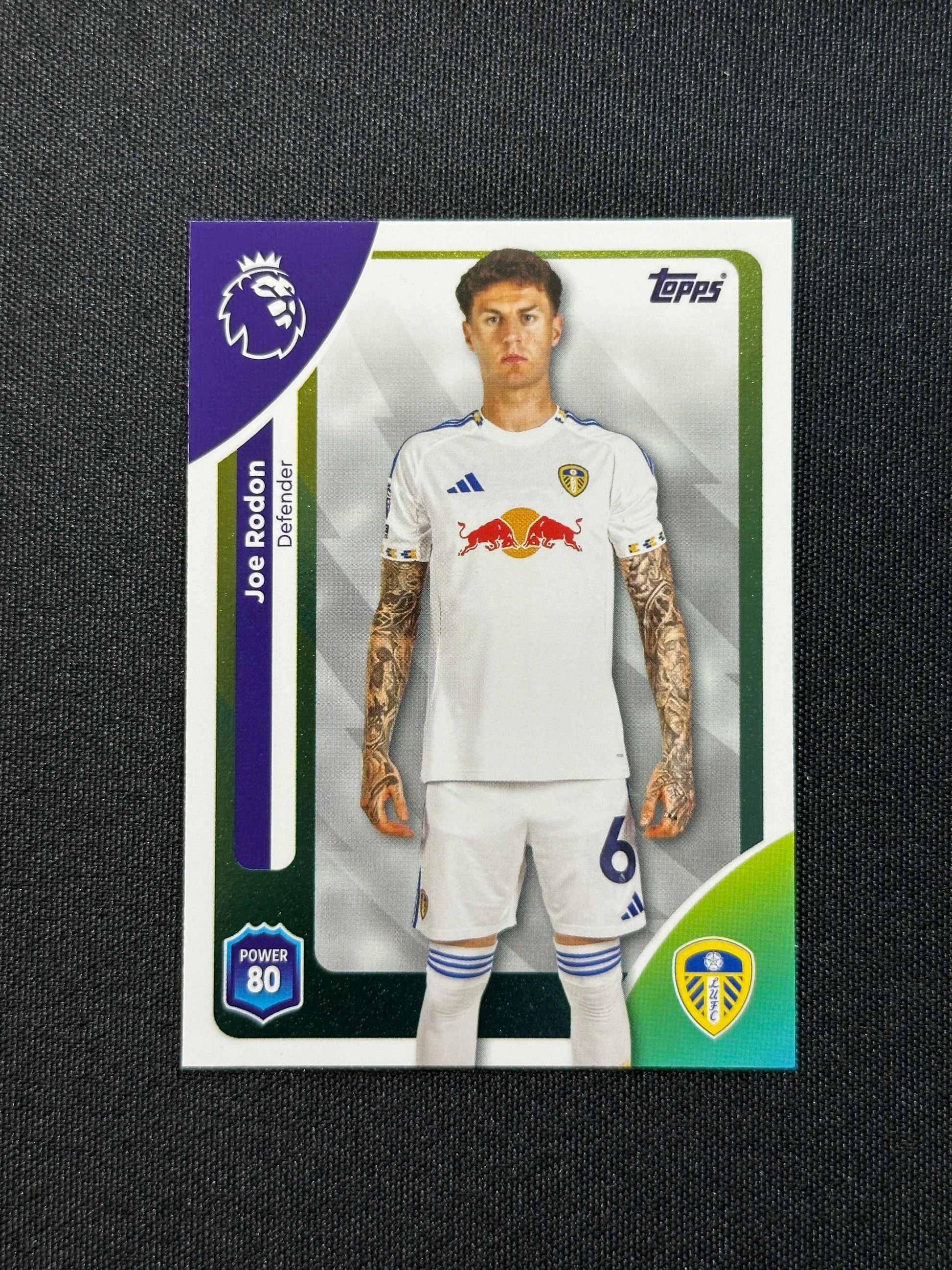 327 Joe Rodon Leeds United Base - Topps Premier League 2026