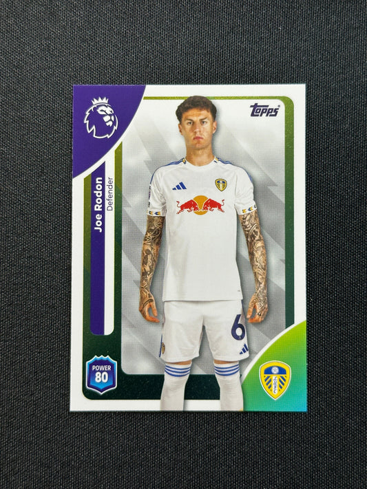327 Joe Rodon Leeds United Base - Topps Premier League 2026