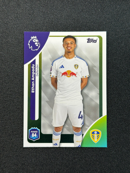 330 Ethan Ampadu Leeds United Base - Topps Premier League 2026