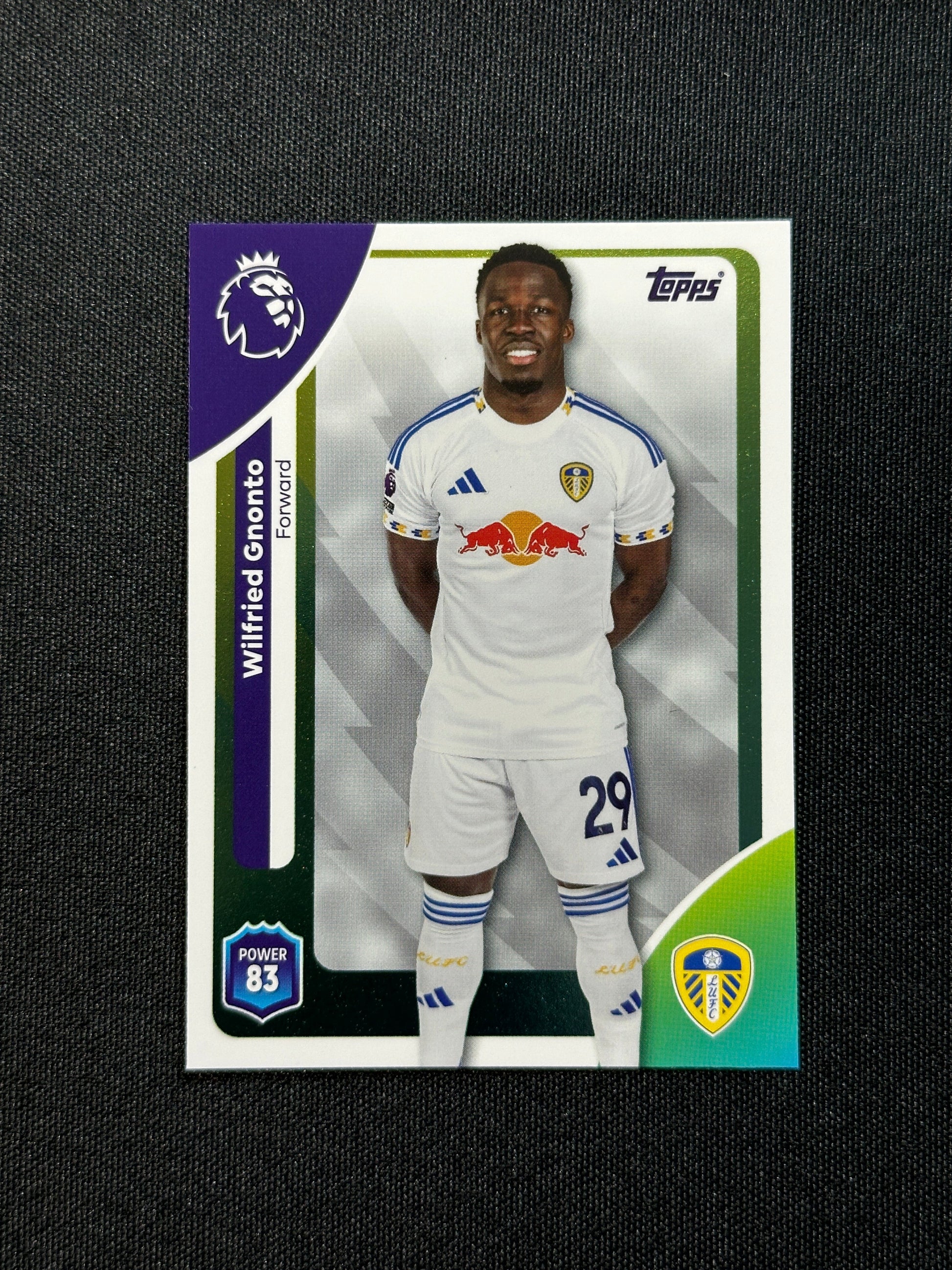 336 Wilfried Gnonto Leeds United Base - Topps Premier League 2026
