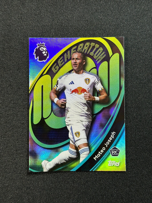 340 Mateo Joseph Leeds United Generation Now - Topps Premier League 2026