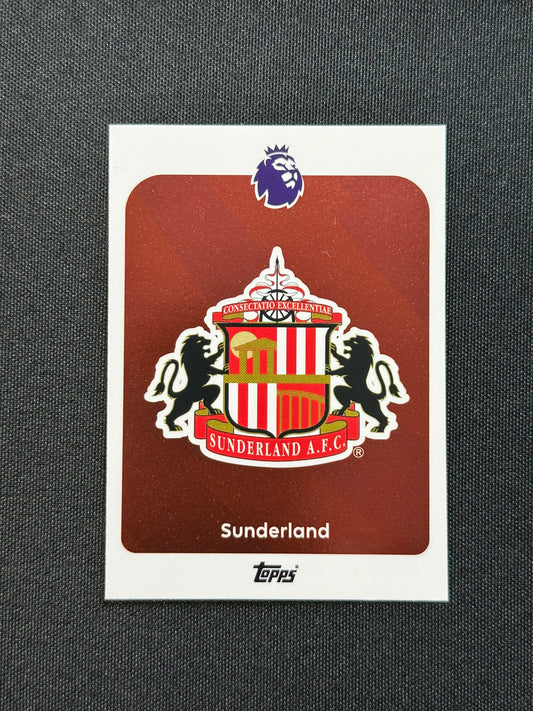 343 Team Badge Sunderland Base - Topps Premier League 2026