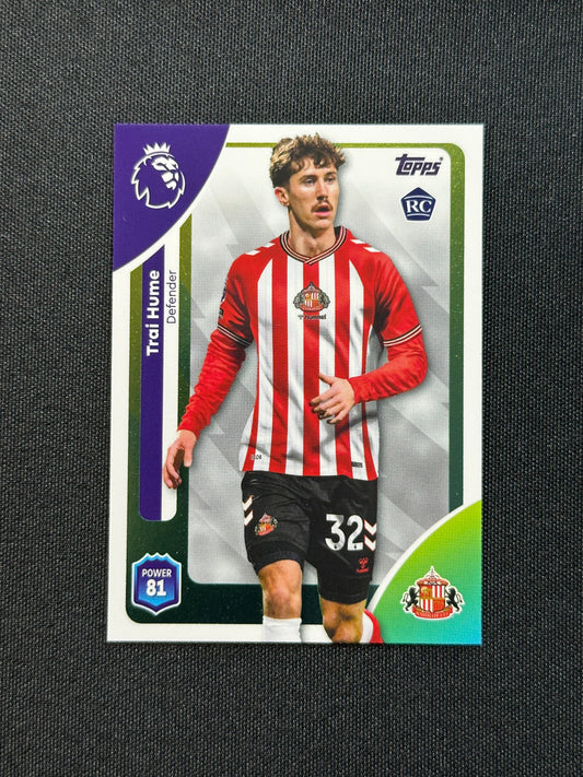 345 Trai Hume Sunderland Base - Topps Premier League 2026