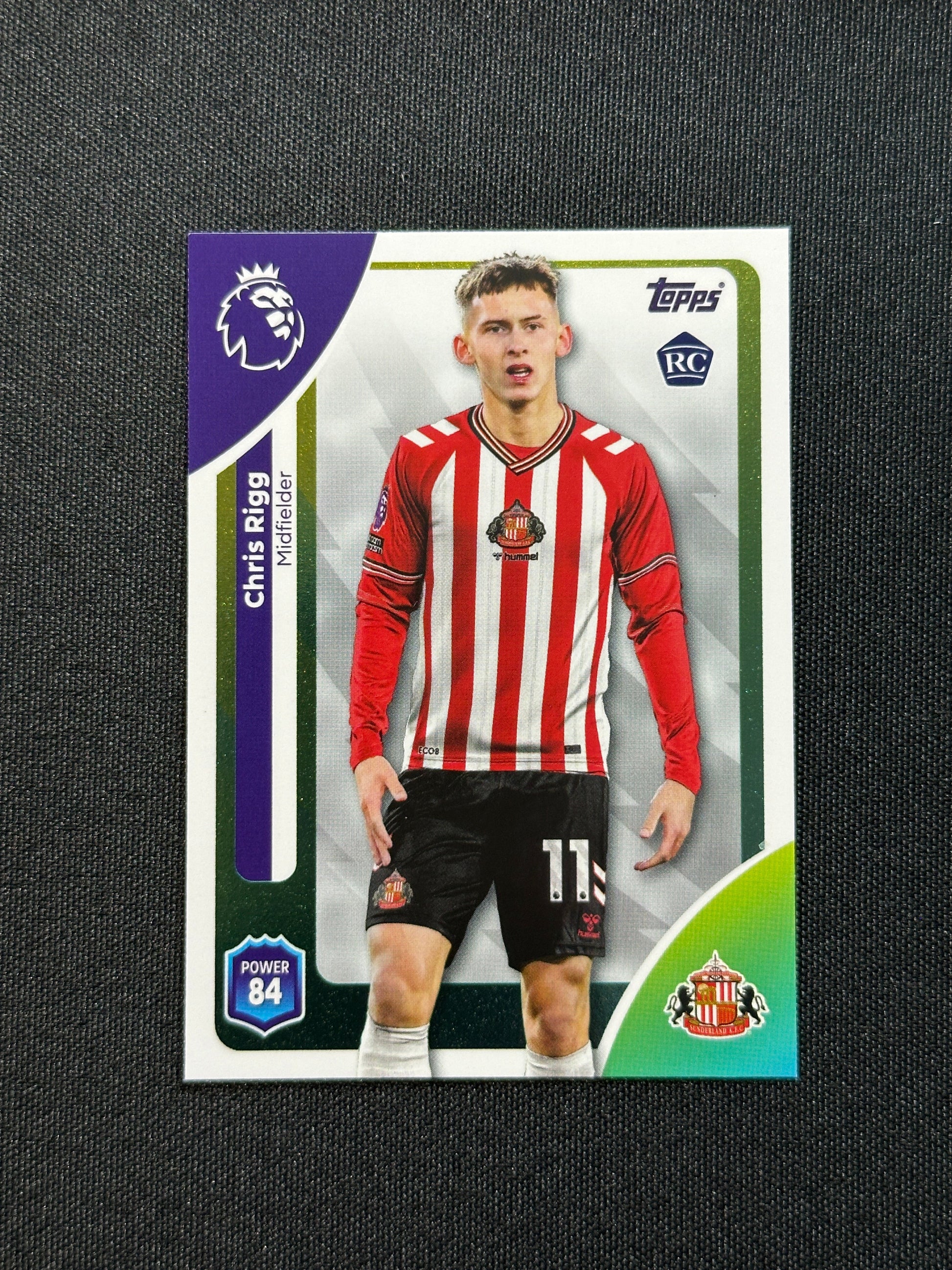 349 Chris Rigg Sunderland Base - Topps Premier League 2026