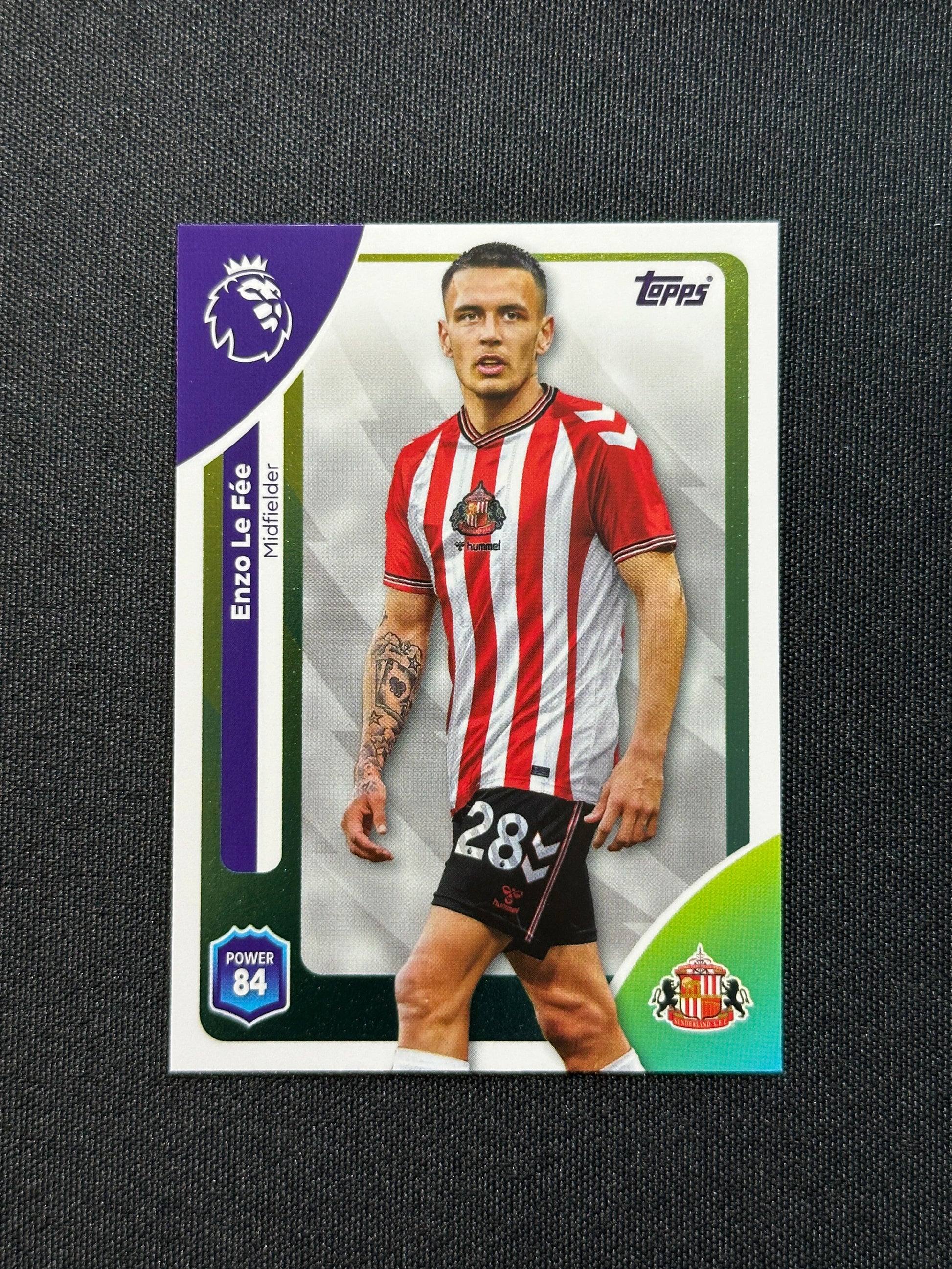 353 Enzo Le Fée Sunderland Base - Topps Premier League 2026