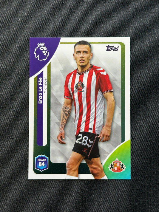 353 Enzo Le Fée Sunderland Base - Topps Premier League 2026