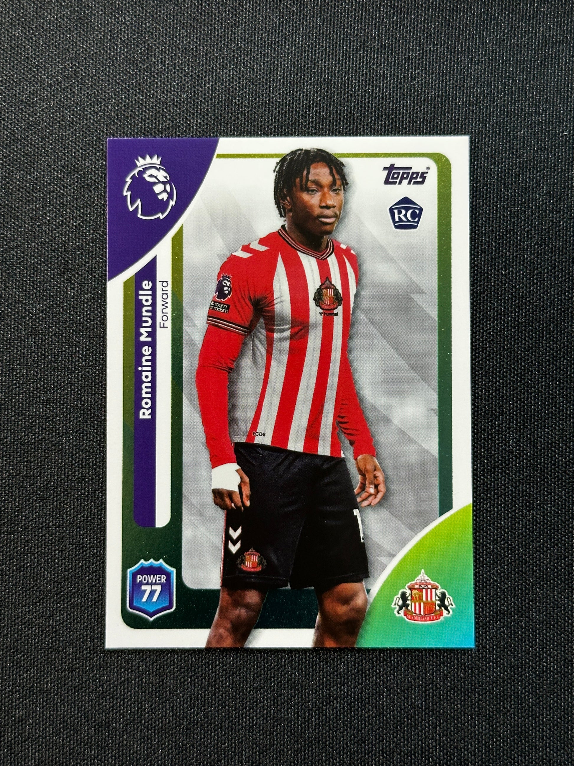 354 Romaine Mundle Sunderland Base - Topps Premier League 2026