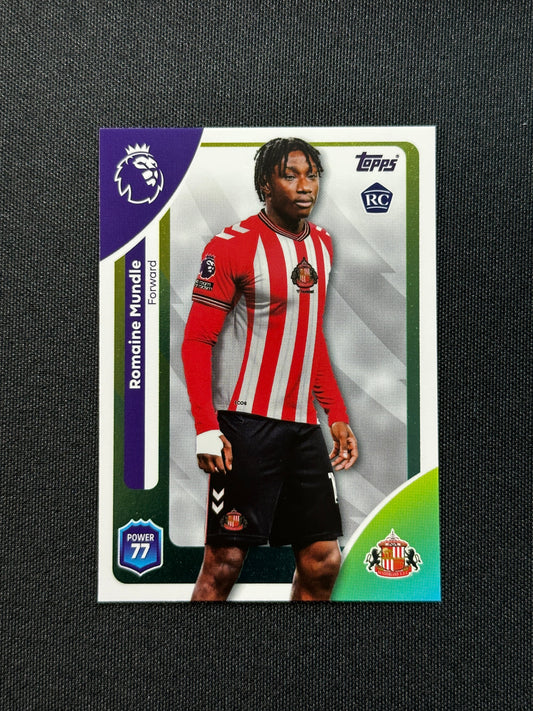 354 Romaine Mundle Sunderland Base - Topps Premier League 2026