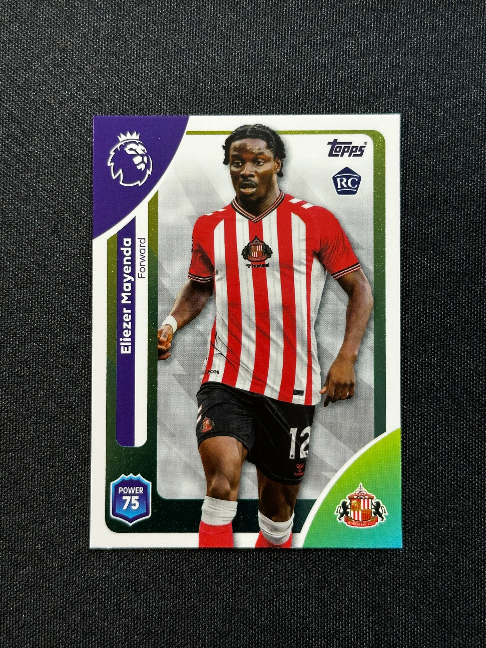 356 Eliezer Mayenda Sunderland Base - Topps Premier League 2026