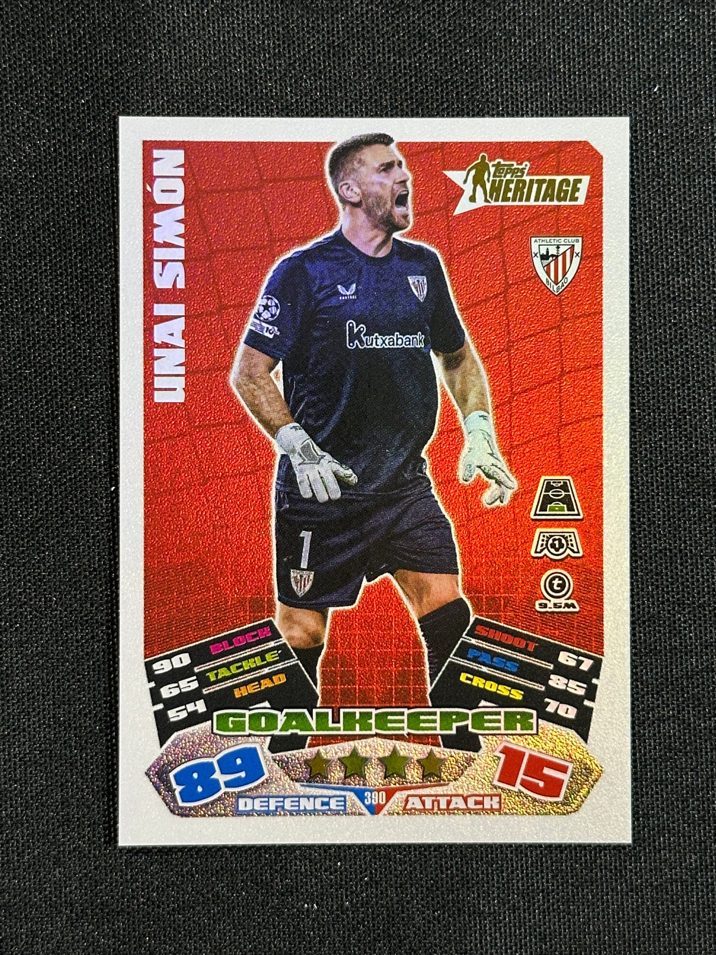 390 Unai Simón Athletic Club Heritage - Topps Match Attax 2025/26