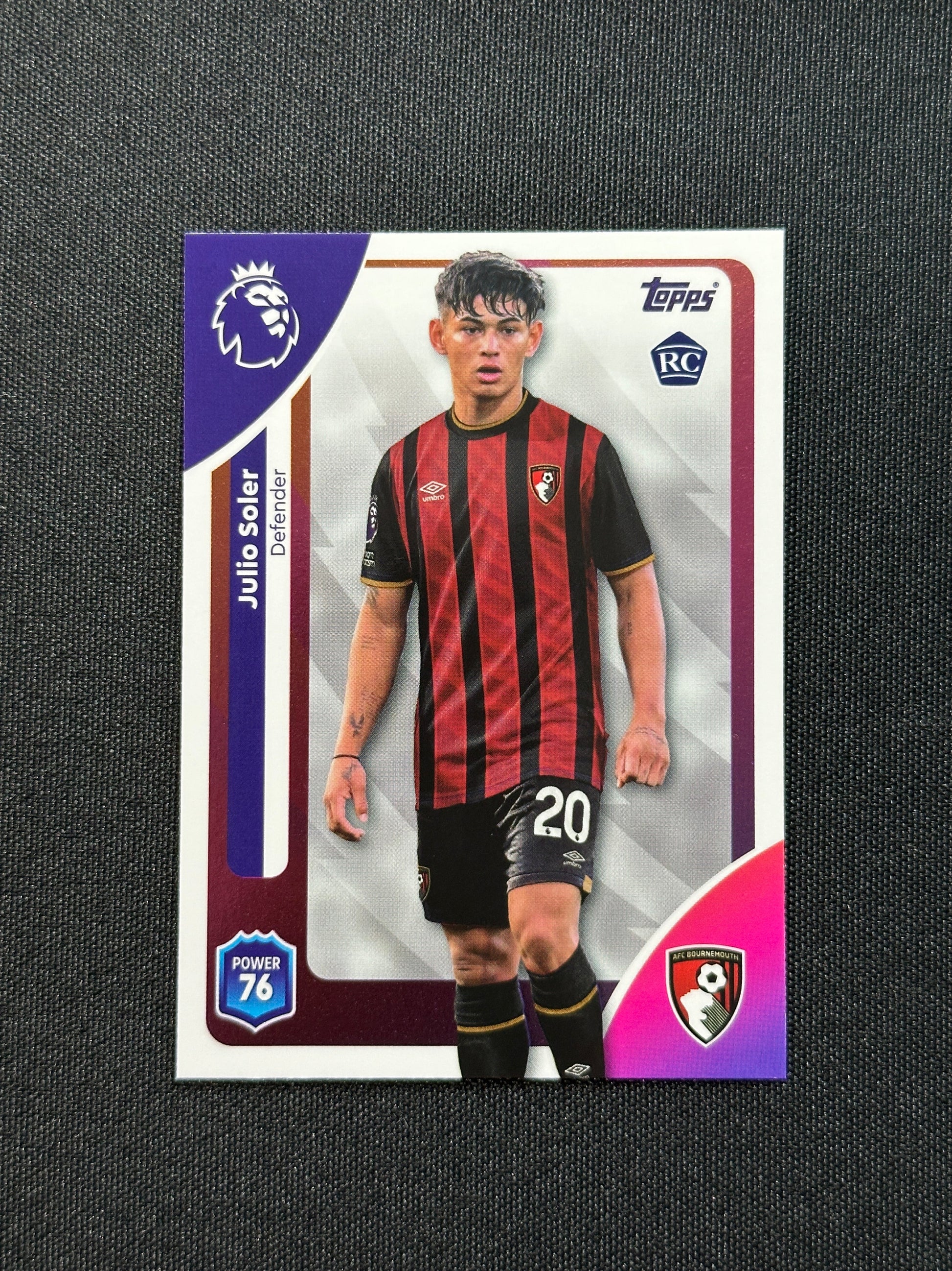 41 Julio Soler Bournemouth Base - Topps Premier League 2026