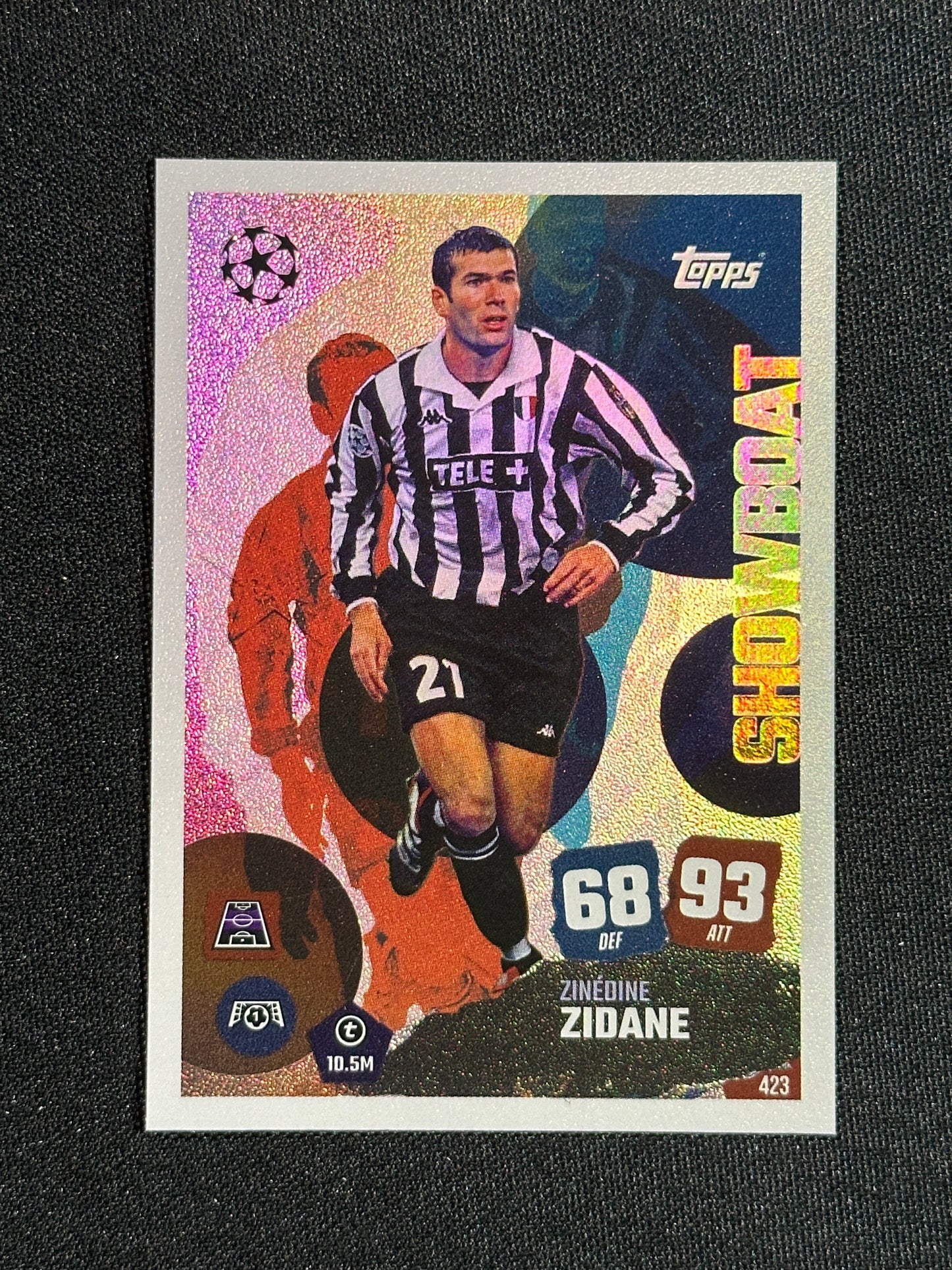 423 Zinedine Zidane Juventus Showboat - Topps Match Attax 2025/26