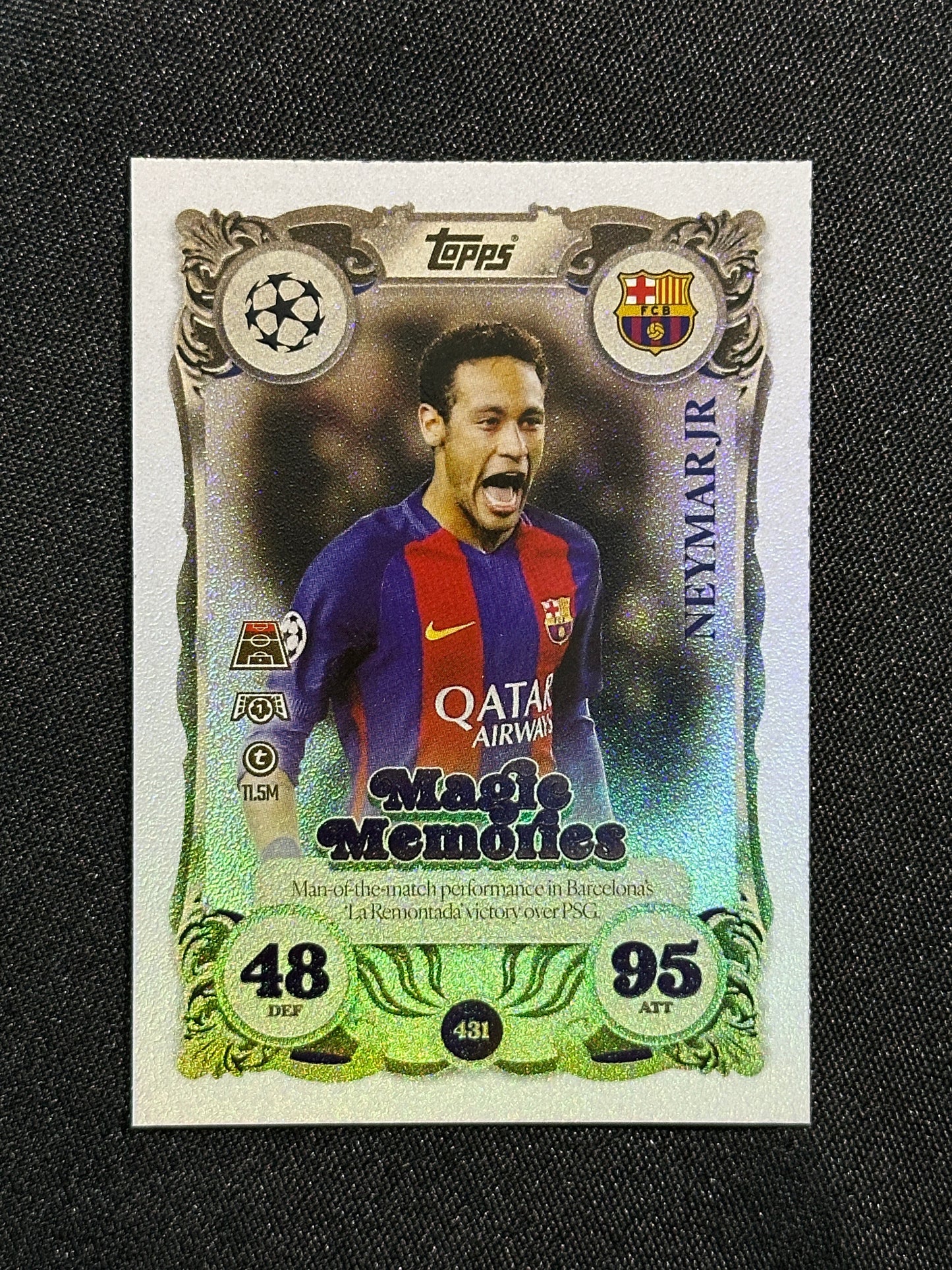 431 Neymar Jr. PSG Magic Memories - Topps Match Attax 2025/26