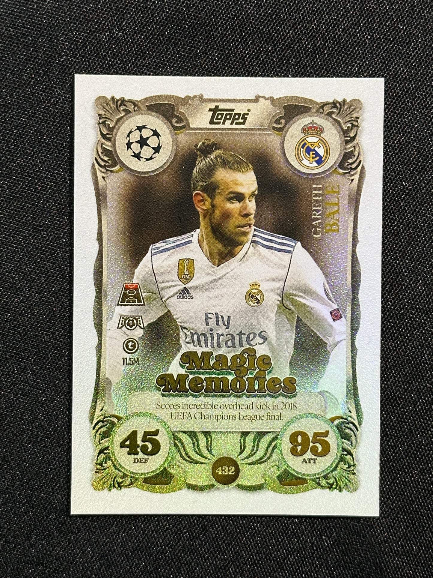 432 Gareth Bale Real Madrid Magic Memories - Topps Match Attax 2025/26