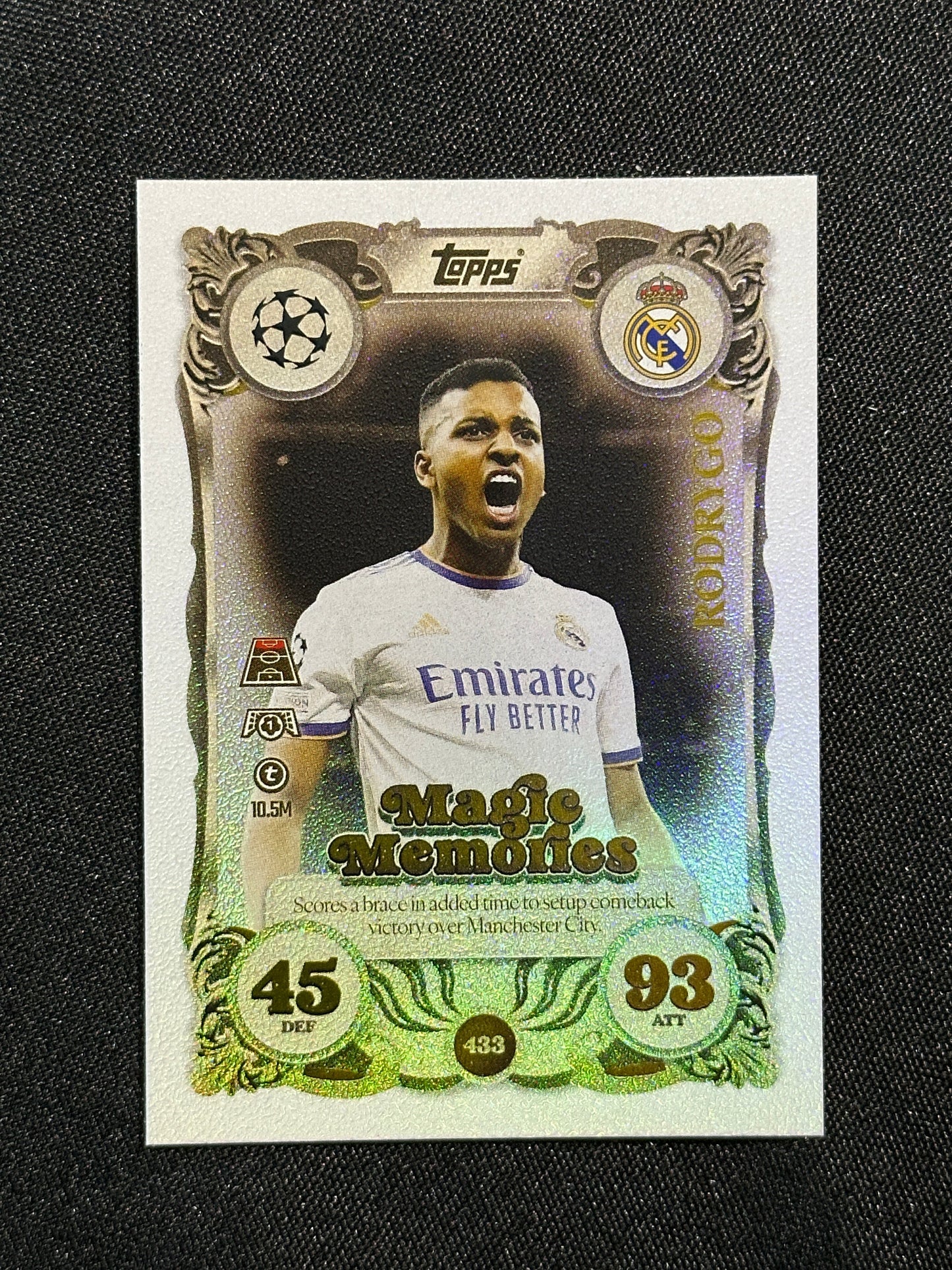 433 Rodrygo Real Madrid Magic Memories - Topps Match Attax 2025/26