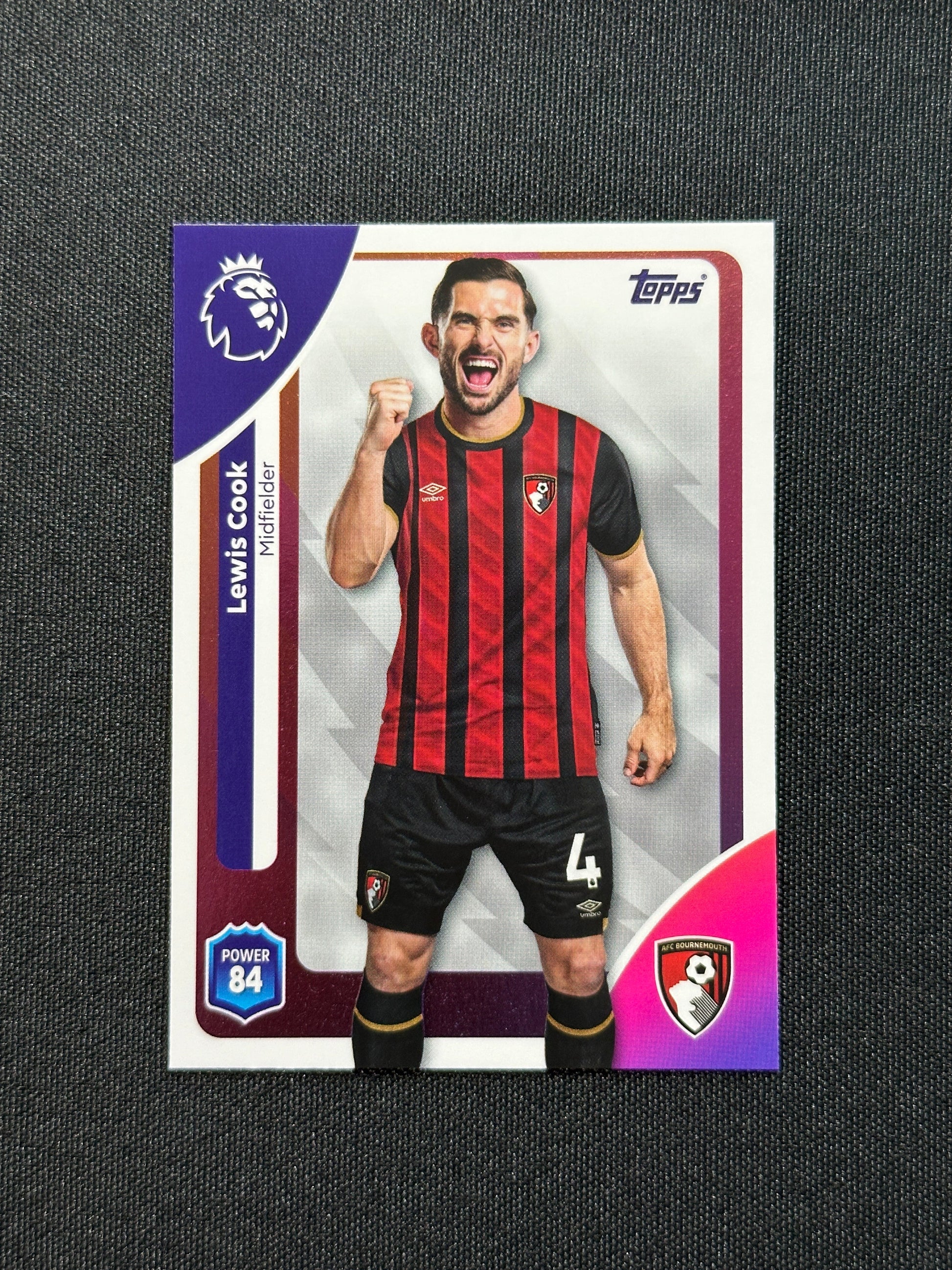 44 Lewis Cook Bournemouth Base - Topps Premier League 2026